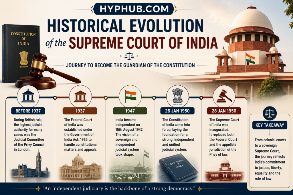 Historical Evolution of the Supreme Court