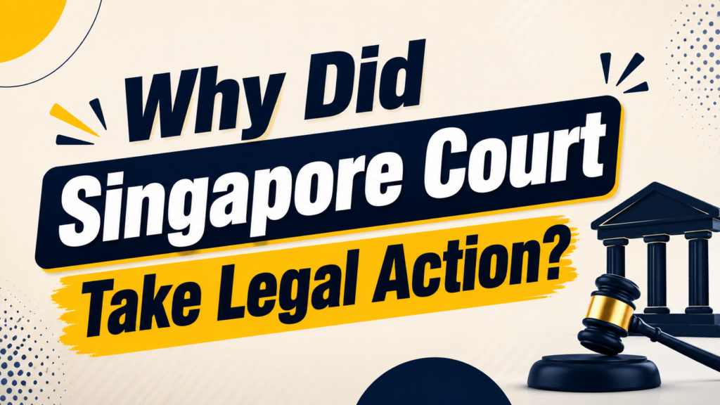 Why Did Singapore Court Take Legal Action