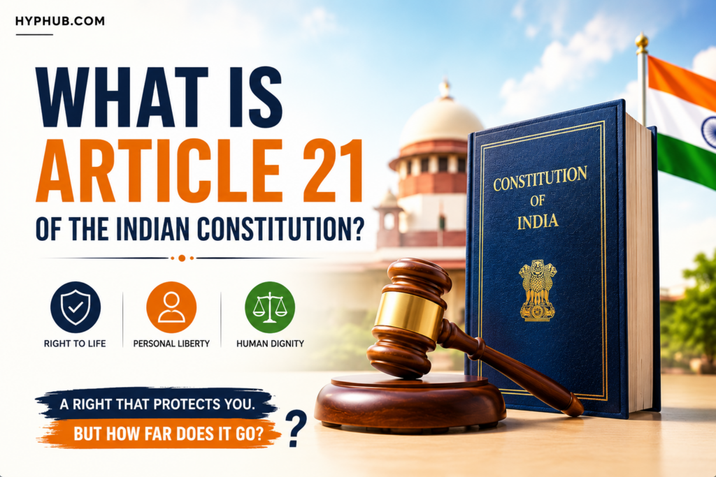 What is Article 21 of the Indian Constitution?